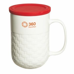 440 Ml. (15 Fl. Oz.) Colombo Porcelain Mug With Tea Strainer