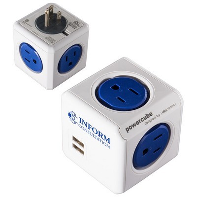 Custom Imprinted Power Cube Wall Charger